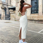 Sleeveless Knit Maxi Dress Zuri Lou