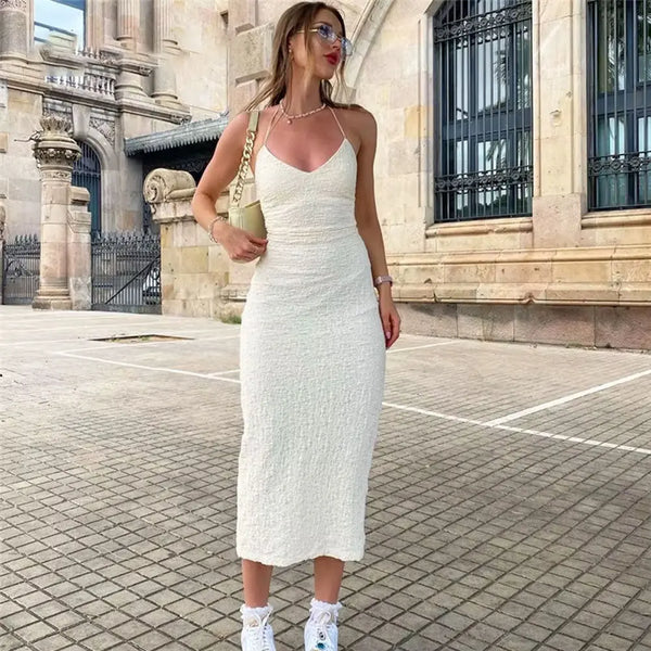 Sleeveless Knit Maxi Dress Zuri Lou