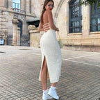 Sleeveless Knit Maxi Dress Zuri Lou