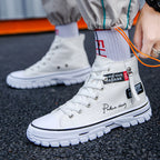 High-Top Canvas Platform Sneakers Zuri Lou